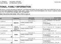 Family Information Form (IMM 5707)