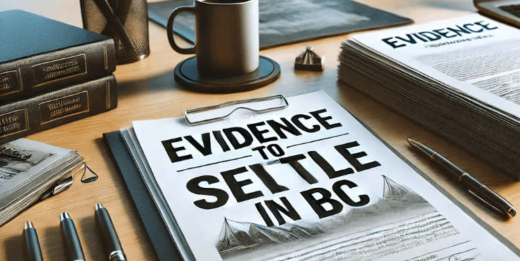 evidence to settle in bc (1)