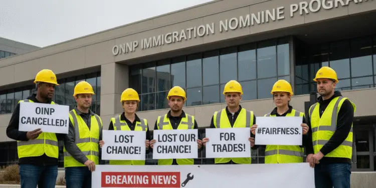 OINP application cancellation